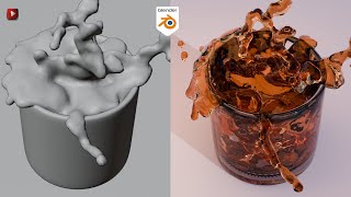 How To Create An ice Cube Splash In Blender!