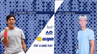 Cristian Garin    vs   Jiri Lehecka       | 🏆 ⚽ US 2022 Open    (29/08/2022) 🎮  (AO Tennis 2)