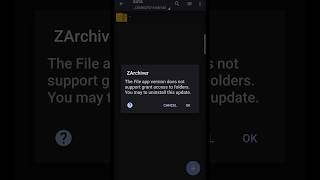 Zarchiver Data Obb Files Not Access Problem Solve | The File App Version Does Not Support Problem