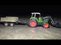 Mini RC Tractor Scale 1/16 Test In Mud RC Tractor Farming