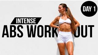 💥 10 MIN INTENSE ABS WORKOUT // DAY 1 — Summer Abs Marathon🔥 Sixpack & Core Sculpt (No Equipment!)