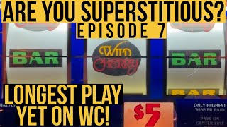 The Longest Play Yet On Wild Cherry W/Only $150 \u0026 $15 Max Bet Spins..It's Gotta Give It Up Again! 🤞🏼