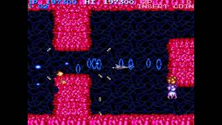 【序盤～中盤紹介プレイ】沙羅曼蛇  (1986.7 AC) (PS4版) ステージ4クリアまで【SALAMANDER】