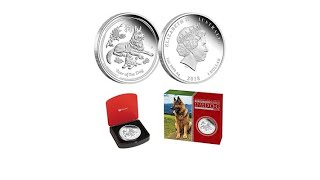 2018 Proof Year of the Dog Australian Lunar Silver Coin