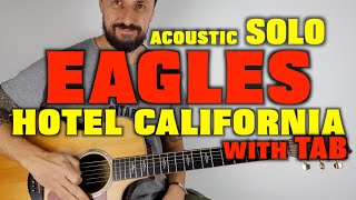 Hotel California Solo The Eagles Acoustic Guitar with TAB (blocked in some countries)