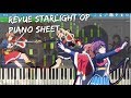 少女歌劇 Shoujo Kageki Revue Starlight OP- Hoshi no Dialogue- Piano- free sheet download