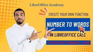Create Your Own Function in LibreOffice Calc | Number to Words (Step-by-Step)