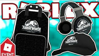 How To Get The Jurassic World Headphones Cap Backpack Roblox Creator Challenge Event 2018 - how to do roblox creator challenge event