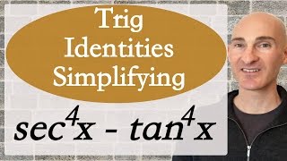 Simplifying Trigonometric Expressions (Using Identities)
