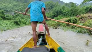 তৈন খালের উৎস তৈনফা খালে ফ্ল্যাশ ফ্লাড, আলিকদম- Flash flood at Toinfa canal, Alikadam, Bandarban