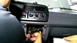 Como instalar Radio DVD  en Nissan