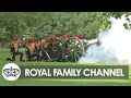 Gun Salutes Mark the Death of Queen Elizabeth II