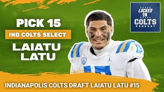 Indianapolis Colts Pick Laiatu Latu | 2024 NFL Draft Coverage