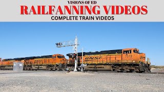 Railfanning Videos Manifest Trains, Stack Trains \u0026 More