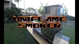 Cooking smoked chicken with the Uniflame Smoker