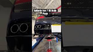 Lamborghini Gallardo Oil Change #mechanic #gallardo #automotive #work #garage #autorepair #supercar