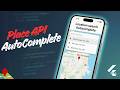 Location Search Autocomplete Flutter | Google Place API | Google Map Flutter