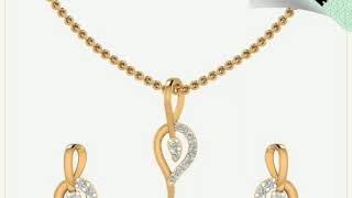 Almas ❤ CZ Silver 925..Hallmark Pendant Set