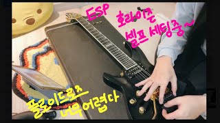 9개월 존버 끝  장비병 완치됨/ 처음으로 플로이드로즈 브릿지 줄 교체시도 /플로이드 튜닝지옥 | ESP HORIZON III | 마지막 기추🎸