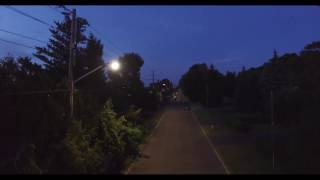 LED Streetlight Conversion: Before and After