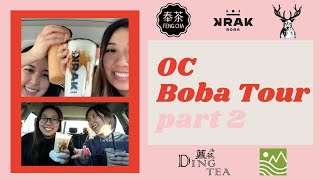 BOBA TASTE TEST pt. 2 (finding the best boba in oc)