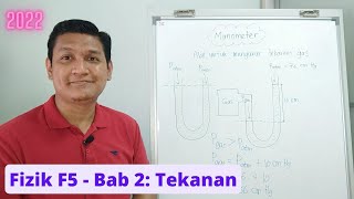 Fizik F5 - Tekanan - Manometer dan Tekanan Gas  | Gas Pressure