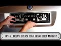 How To Install License Plate Frame-Quick And Easy