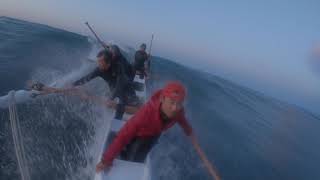 OUTRIGGER CANOE SURFING IN CHIGASAKI JAPAN