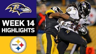 Ravens vs. Steelers | NFL Week 14 Game Highlights