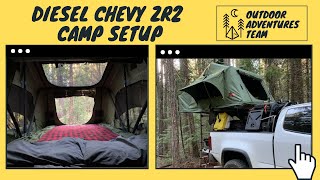 Chevy Colorado ZR2 Diesel Overland Camping Setup