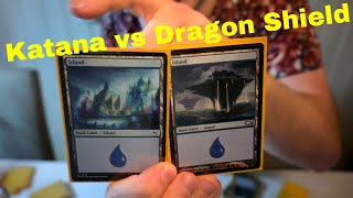 Katana vs Dragon Shield sleeves (Magic the Gathering)