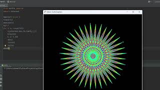 How to create amazing python turtle graphics design tutorial ๐ค watch now ๐ค #python #turtle #design