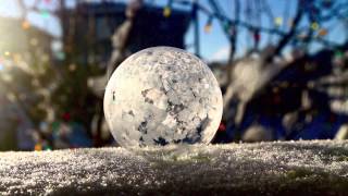 frozen bubbles in calgary