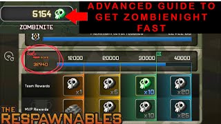 Fastest way to get zombienight for advanced players | Respawnables hordes tips and tutorial (guide)