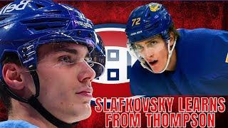 Canadiens’ Juraj Slafkovsky begins a journey Tage Thompson
