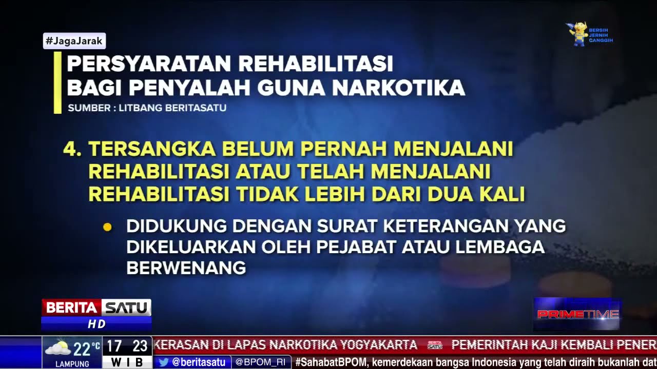 Berikut Persyaratan Rehabilitasi Bagi Pengguna Narkoba - YouTube