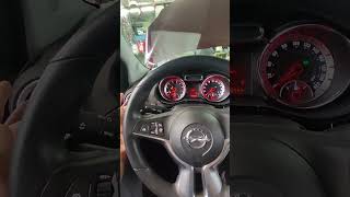 Opel Adam Öl und Inspektion Zurücksetzen Inspection reset