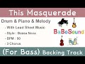 This Masquerade / Backing Track For Bass