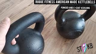 ROGUE Fitness American Made Kettlebells : STRANGE DIFFERENCES BETWEEN POWDER AND E COAT VERSIONS ?