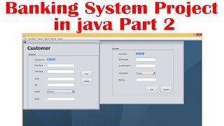 Complete Bank Management System Project in Java with Source Code | Java Projects | part 2