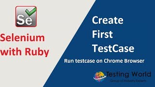 Selenium with Ruby - Session-4 : Trigger Chrome Browser - Enter URL