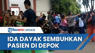 'WANITA SAKTI' Ida Dayak Kunjungi Depok Demi Obati Pasien, Situasi Jalan Raya Cilodong Macet Parah