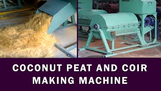 Coco coir coco peat making machine,coconut fiber extraction machine :whatsapp : 9423368301