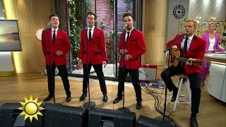 Medley från nya musikalen "Jersey boys" - Nyhetsmorgon (TV4)