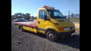 CAMION GRUA PORTA COCHES CON RAMPA DESLIZANTE IVECO DAILY 50C13