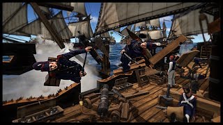 EPIC SEA BATTLE! Napoleonic Naval Combat & Boarding - Holdfast: Nations at War