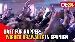 Haft für Rapper: Wieder Krawalle in Spanien