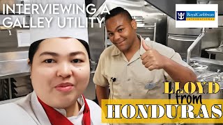 INTERVIEWING A GALLEY UTILITY | HOW TO APPLY | Jobs onbard the cruise ship