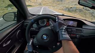 BMW M3 e92 climbs the Transfagarasan