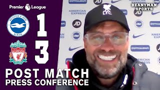 Brighton 1-3 Liverpool - Jurgen Klopp FULL Post Match Press Conference - Premier League